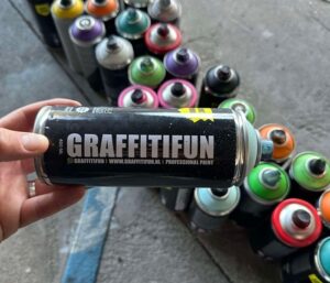 Graffiti spuitbussen kleuren
